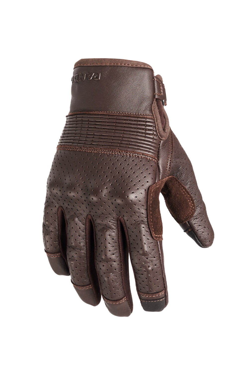 ONYX BROWN - Leather Motorcycle Gloves