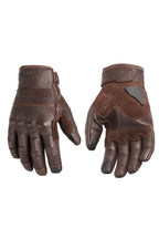 ONYX BROWN - Leather Motorcycle Gloves