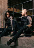 COMMANDO UH GREY - Men's Light-Weight Motorcycle Jacket