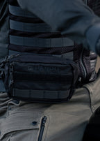 POUCH BLACK - Rugged Motorcycle Pouch Made from Cordura