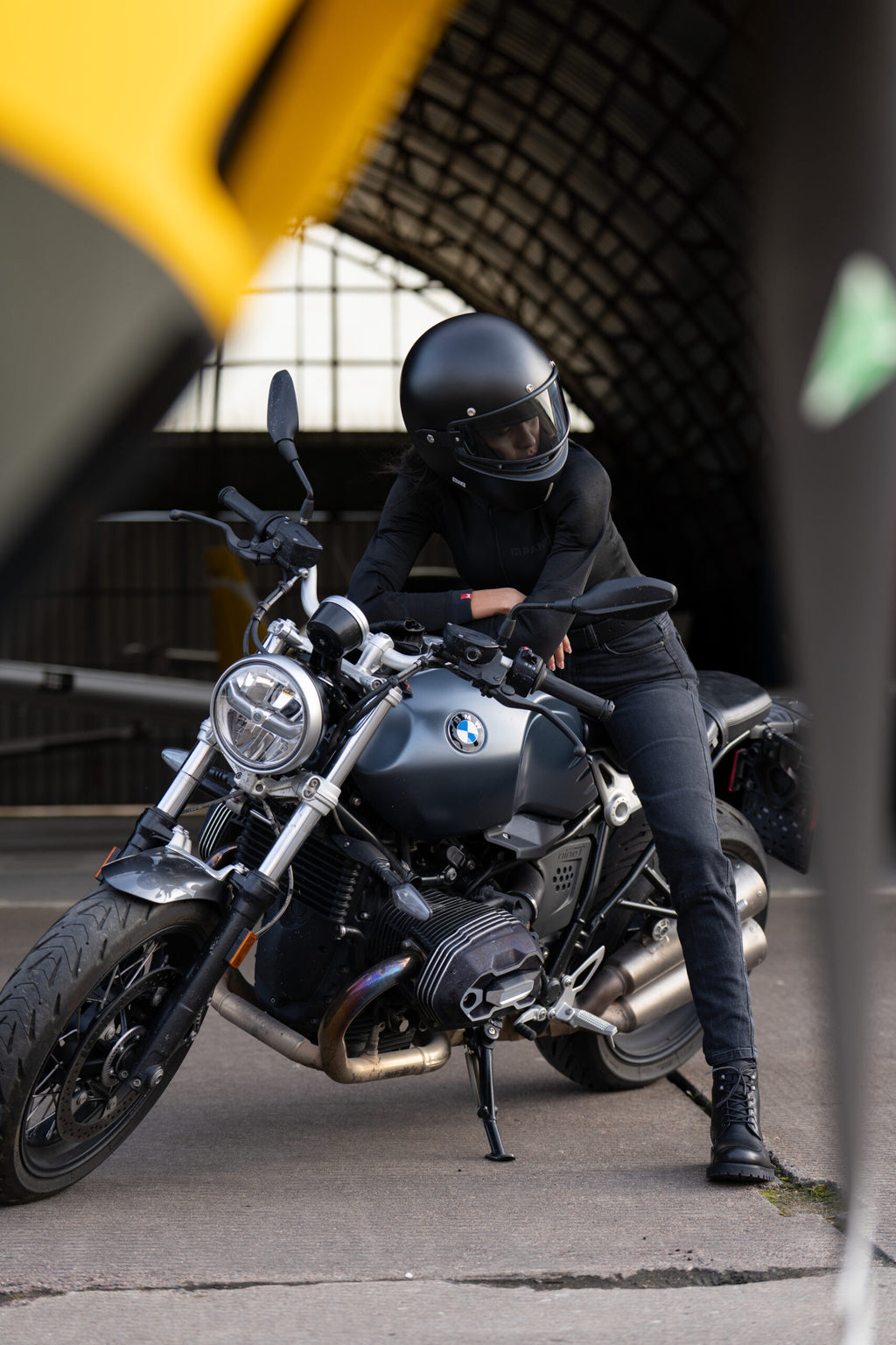 Kaya Slim Grey - Women Motorcycle Jeans Skinny-Fit Armalith