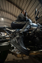 Apex Sneakers Black - Unisex Motorcycle Sneakers