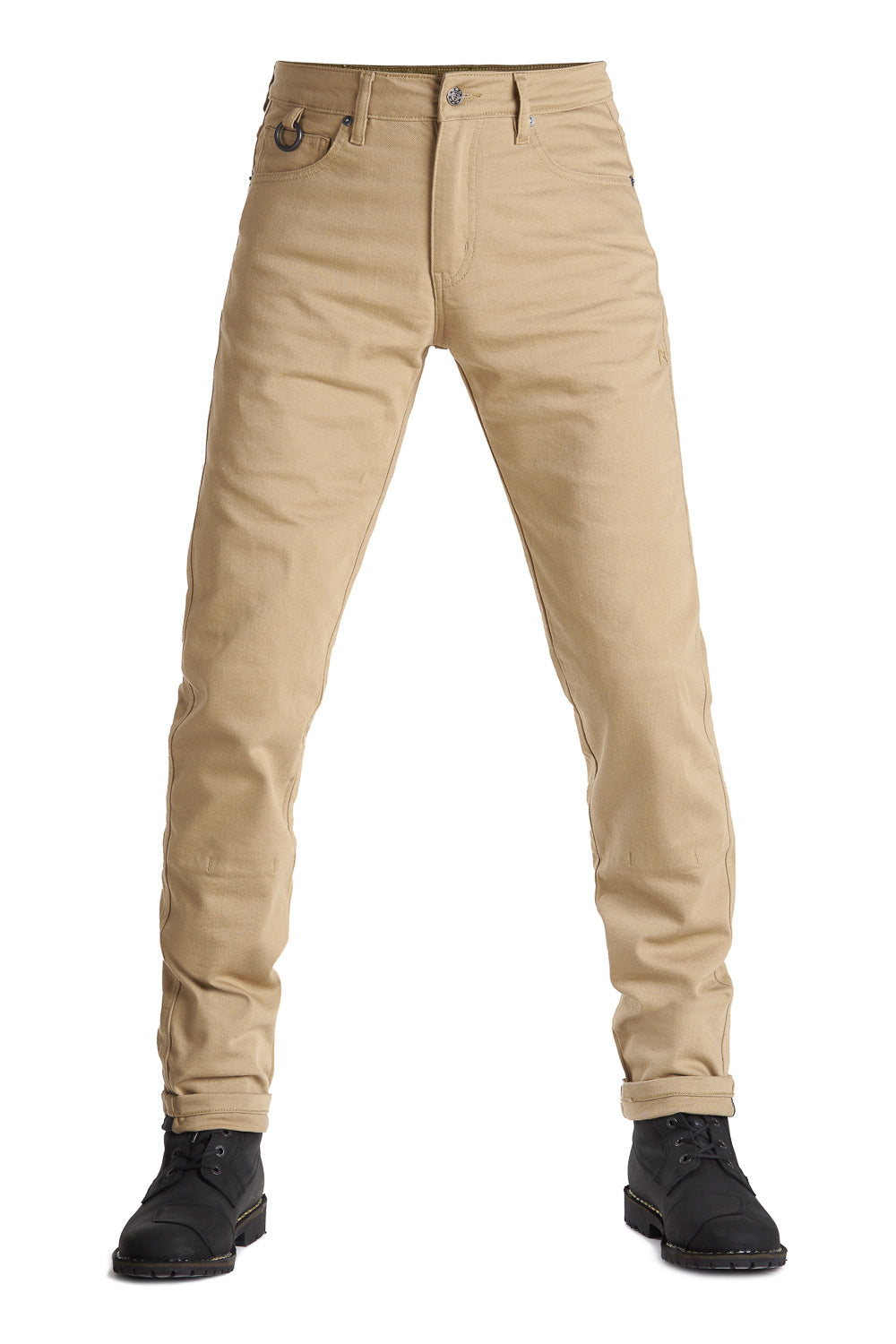 ROBBY SLIM BEIGE – Motorcycle Jeans Men's Slim-Fit Cordura
