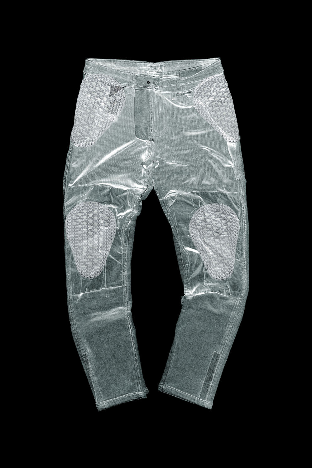 ROBBY SLIM BLACK - Motorcycle Jeans Men's Slim-Fit Cordura