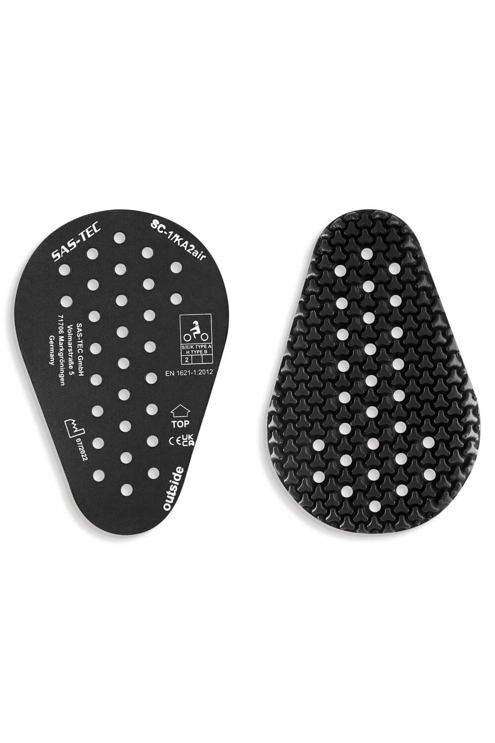 SAS-TEC SC-1/KA2air - Motorcycle Armor CE Approved Knee, Hip, Shoulder, Elbow