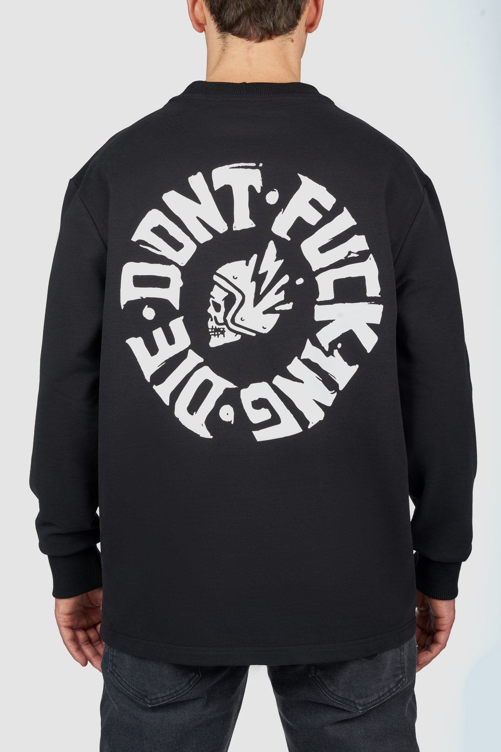TOMMY DON'T DIE BLACK – Oversized Long sleeve T-shirt, Unisex Main image