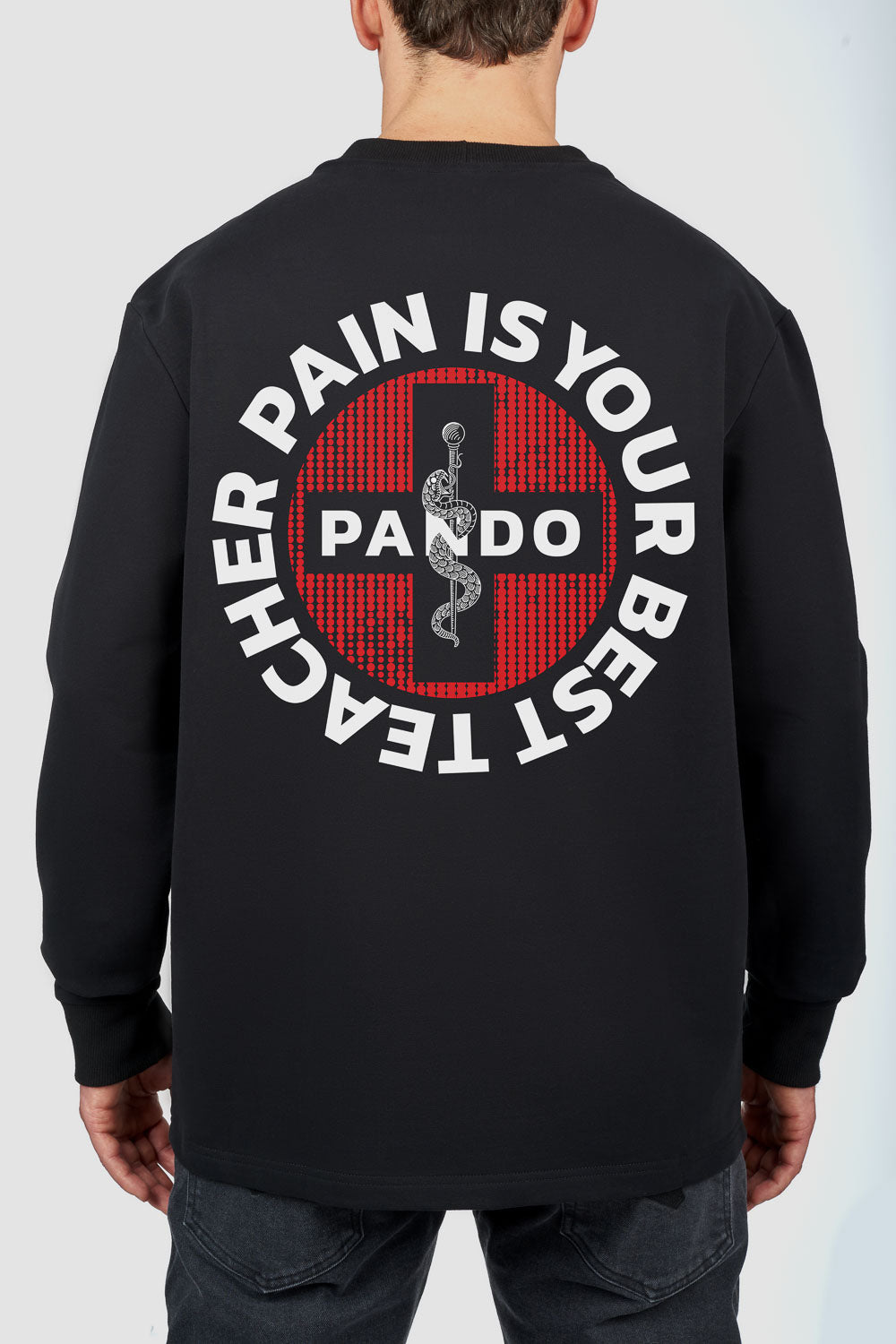 TOMMY PAIN BLACK – Oversized Long sleeve T-shirt, Unisex