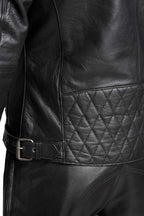 TWIN LEATHER JACKET BLACK - Men's Leather Motorcycle Jacket