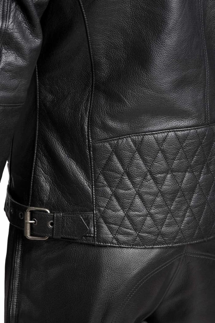 TWIN LEATHER JACKET BLACK - Men's Leather Motorcycle Jacket
