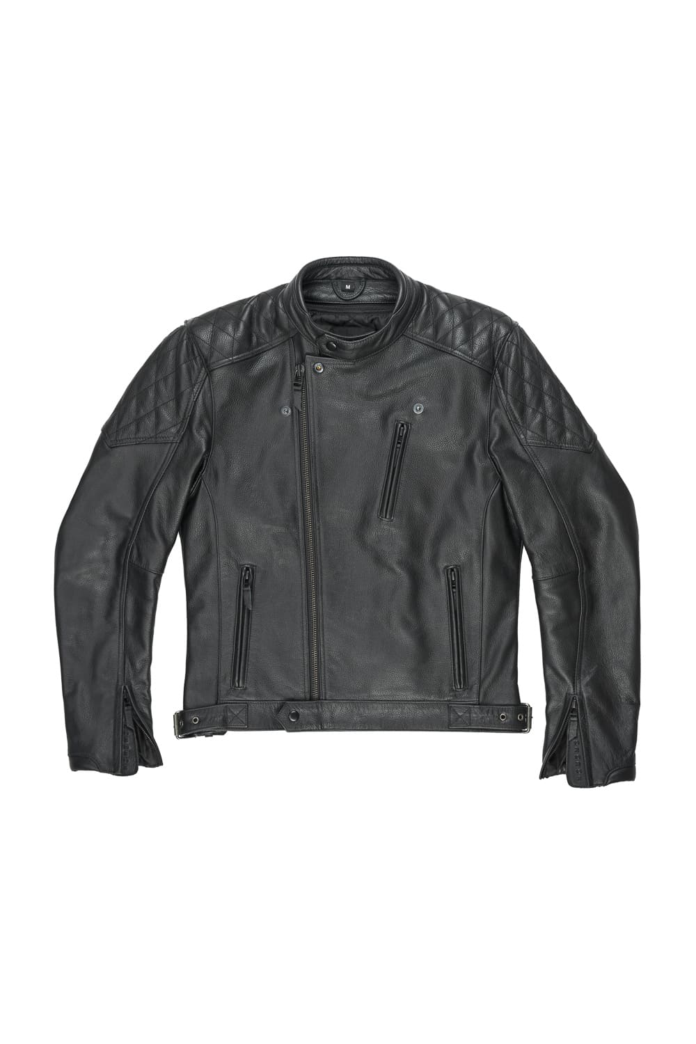 TWIN LEATHER JACKET BLACK - Men's Leather Motorcycle Jacket
