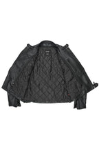 TWIN LEATHER JACKET BLACK - Men's Leather Motorcycle Jacket