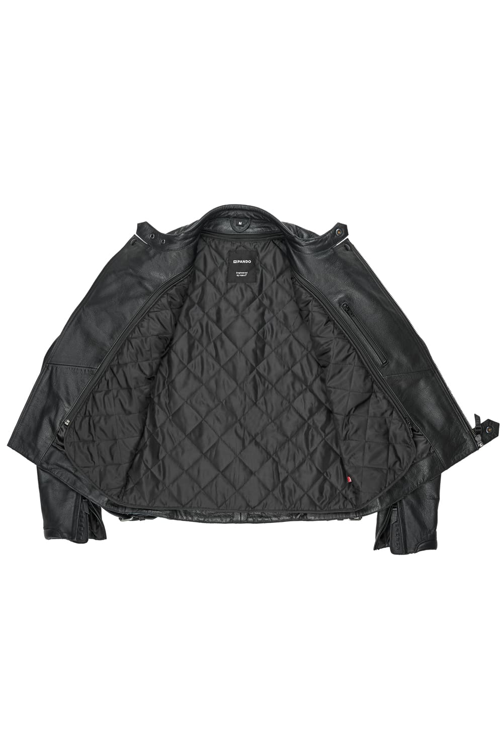 TWIN LEATHER JACKET BLACK - Men's Leather Motorcycle Jacket
