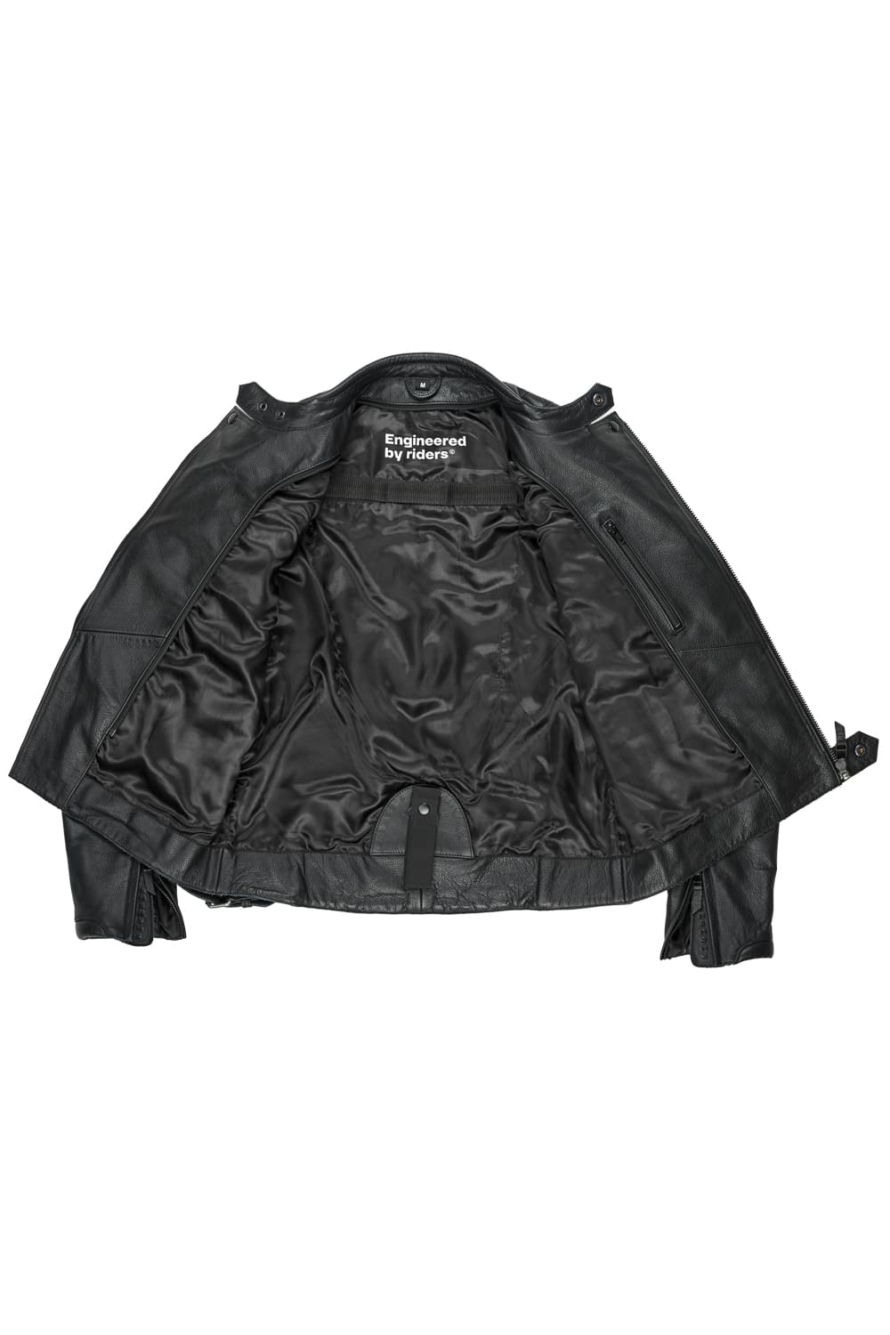 TWIN LEATHER JACKET BLACK - Men's Leather Motorcycle Jacket