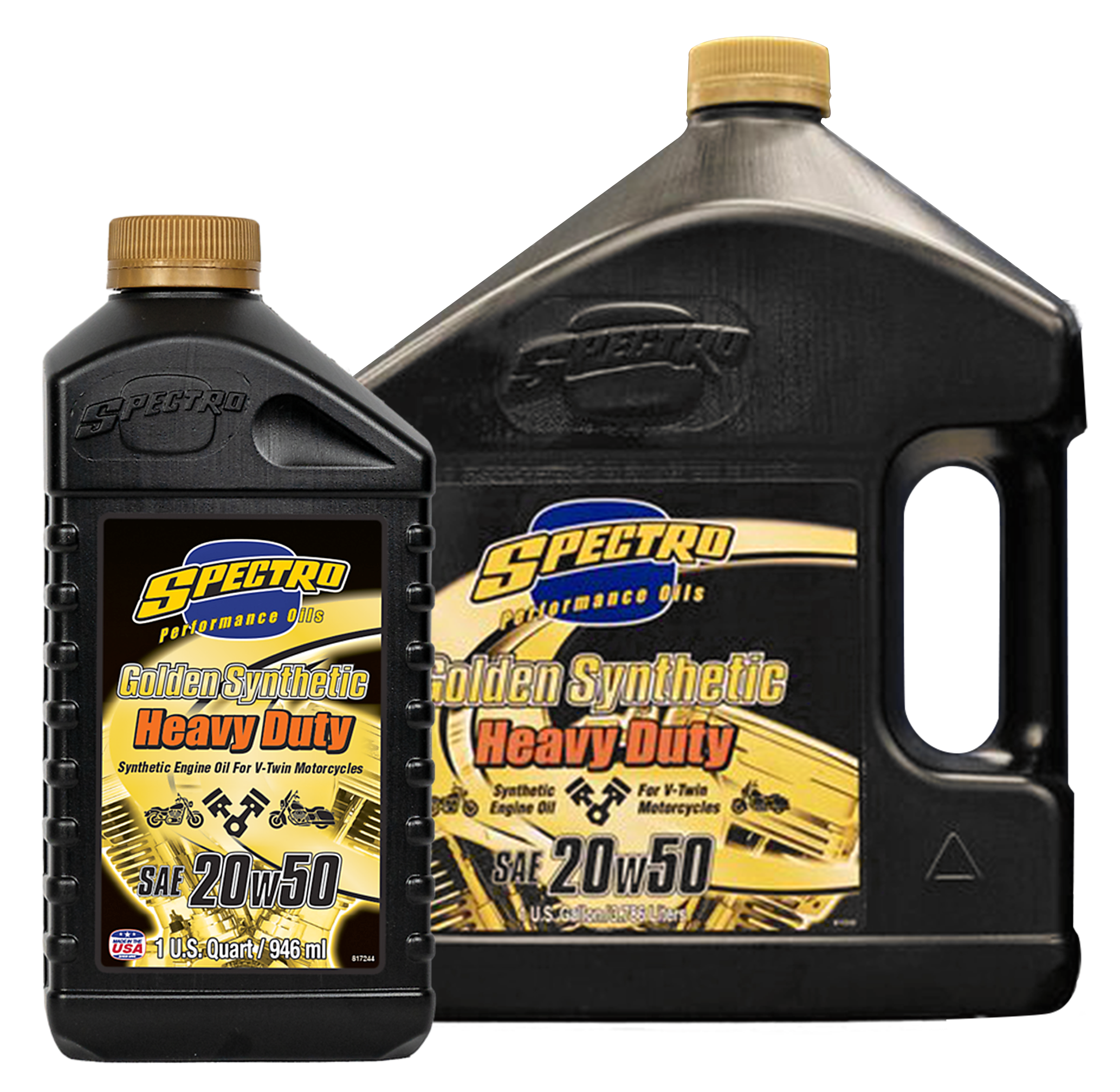 SPECTRO GOLDEN SYNTHETIC SAE 20W50 - view 3