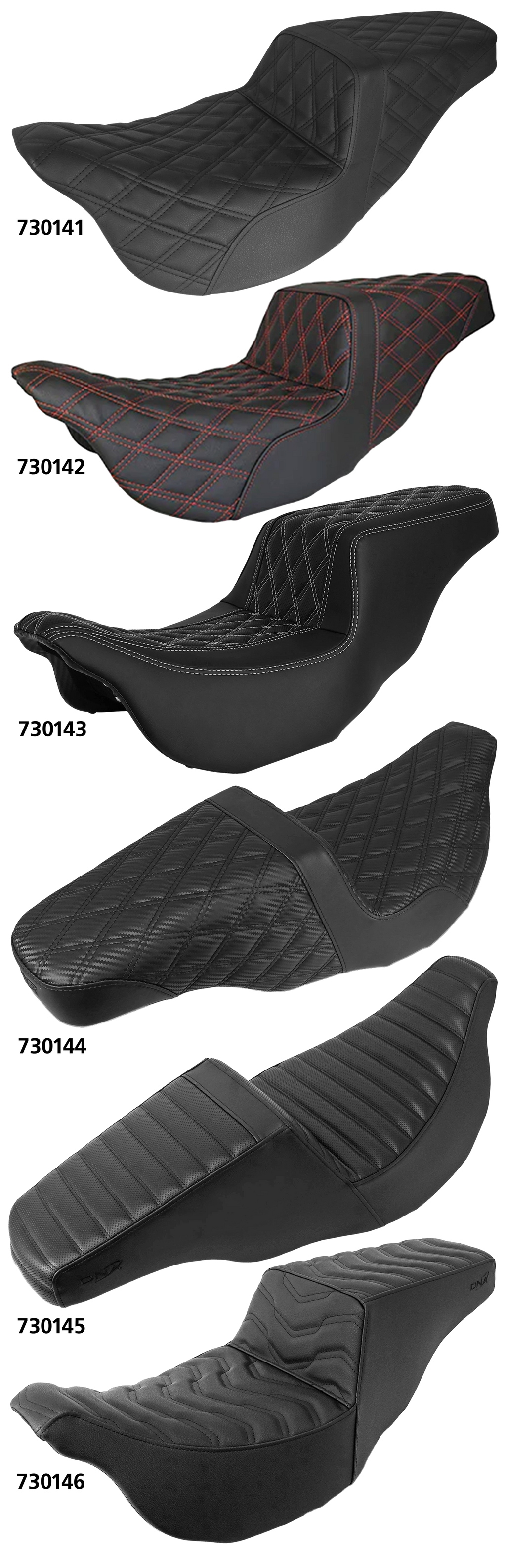 DNA KING STEP 2-UP SEATS FOR TOURING 2008-2023 - view 2