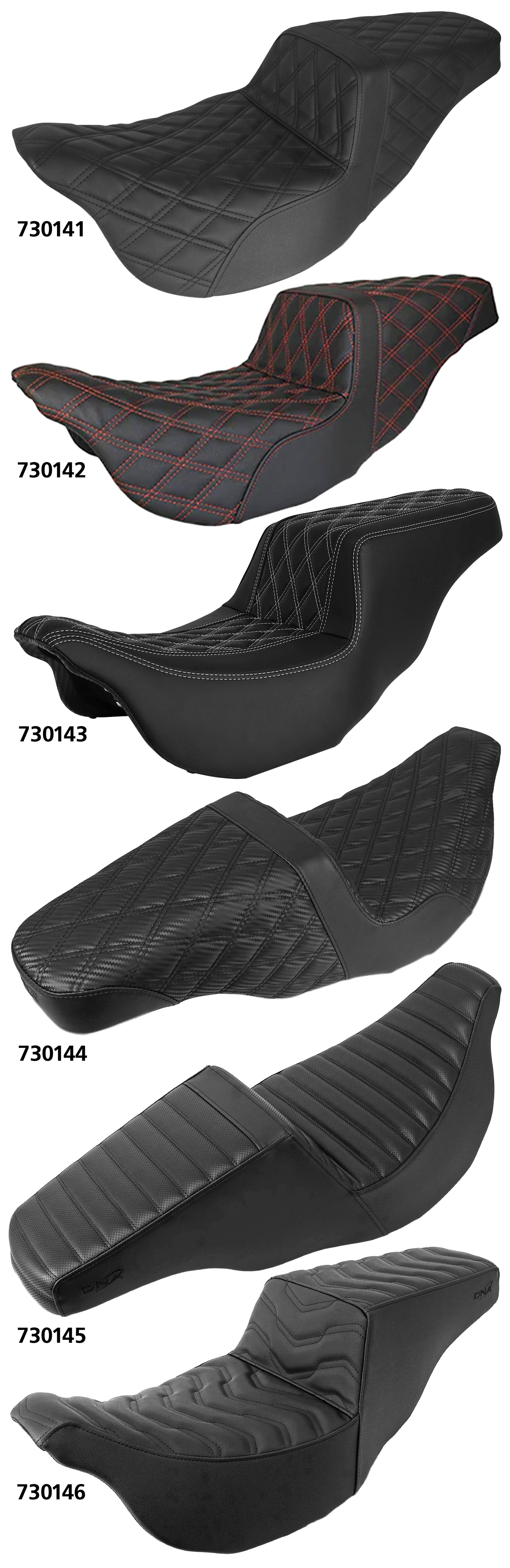 DNA KING STEP 2-UP SEATS FOR TOURING 2008-2023 - view 2