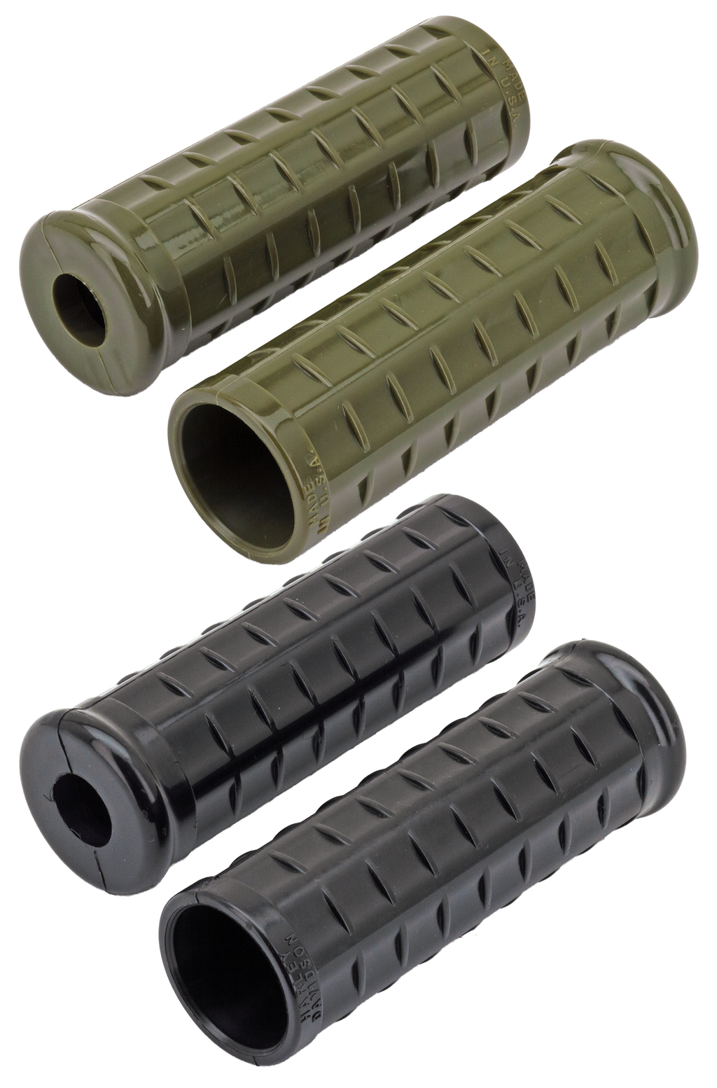 WAFFLE STYLE HANDLEBAR GRIPS FOR HARLEY 1942-1948 - view 2