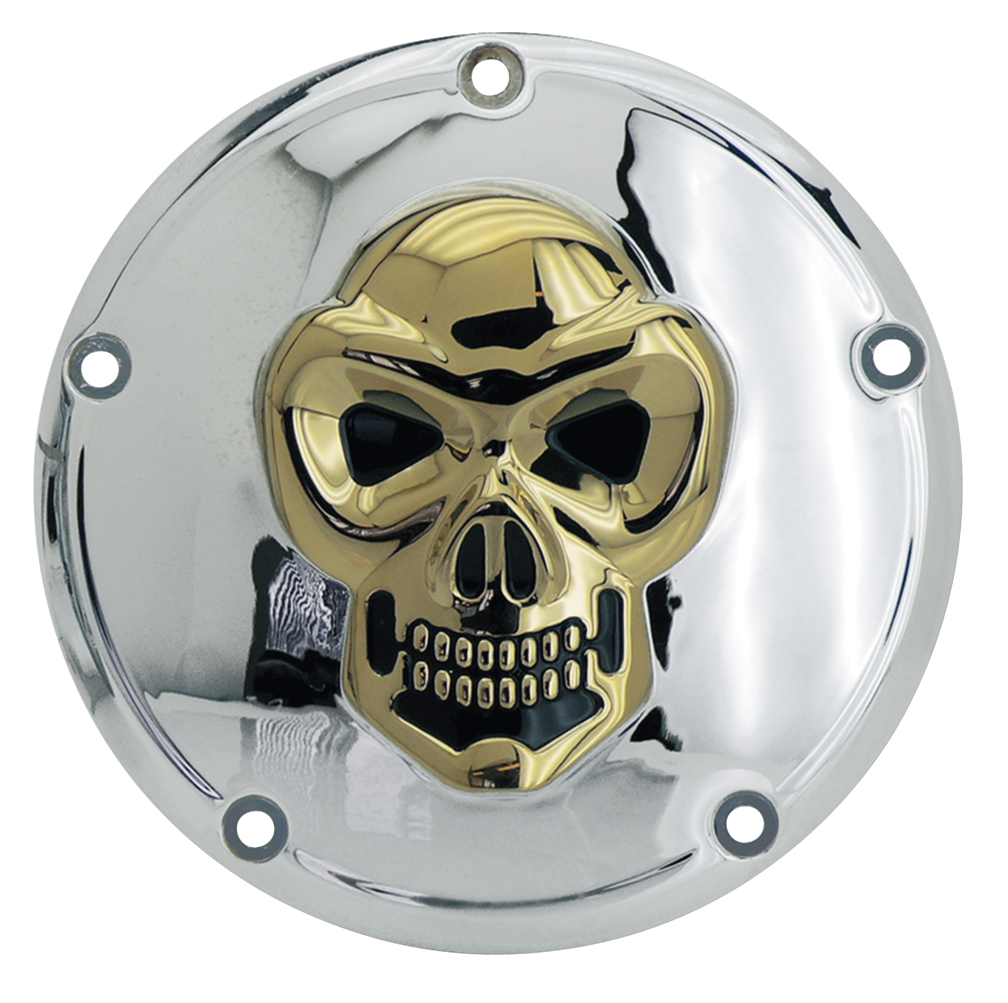SKULLED ALUMINUM DERBY COVERS - view 1 Main image