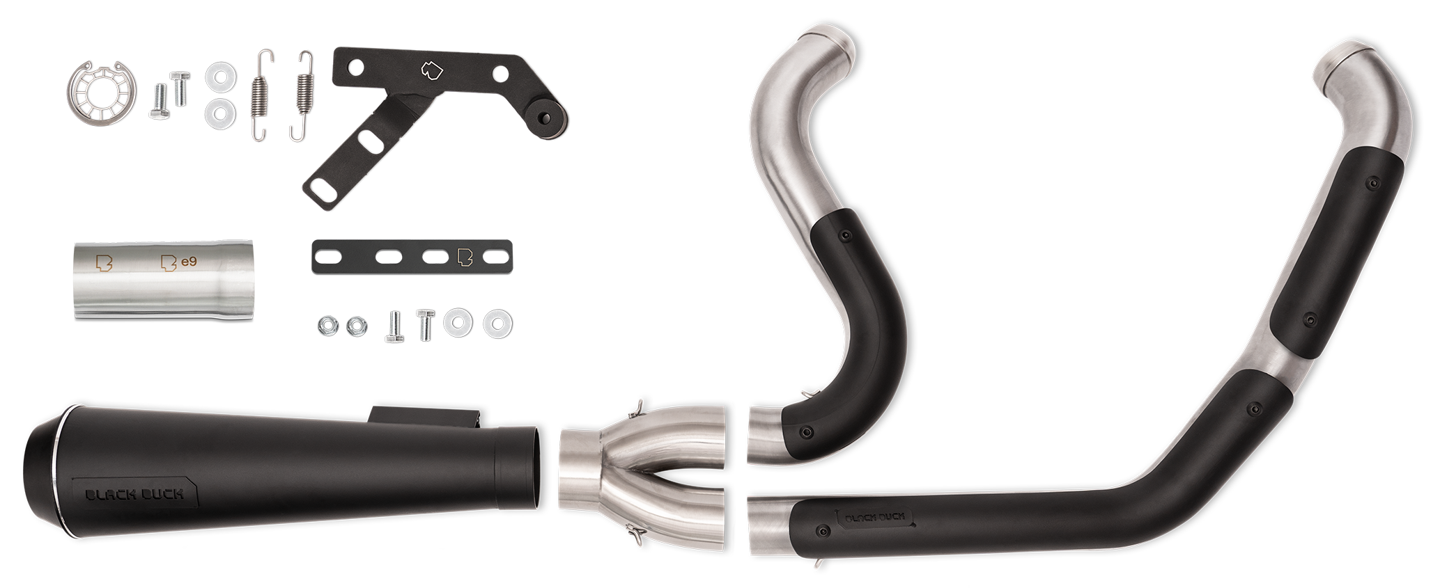 BLACK DUCK 2-INTO-1 FOR MILWAUKEE EIGHT SOFTAIL - view 1 Main image