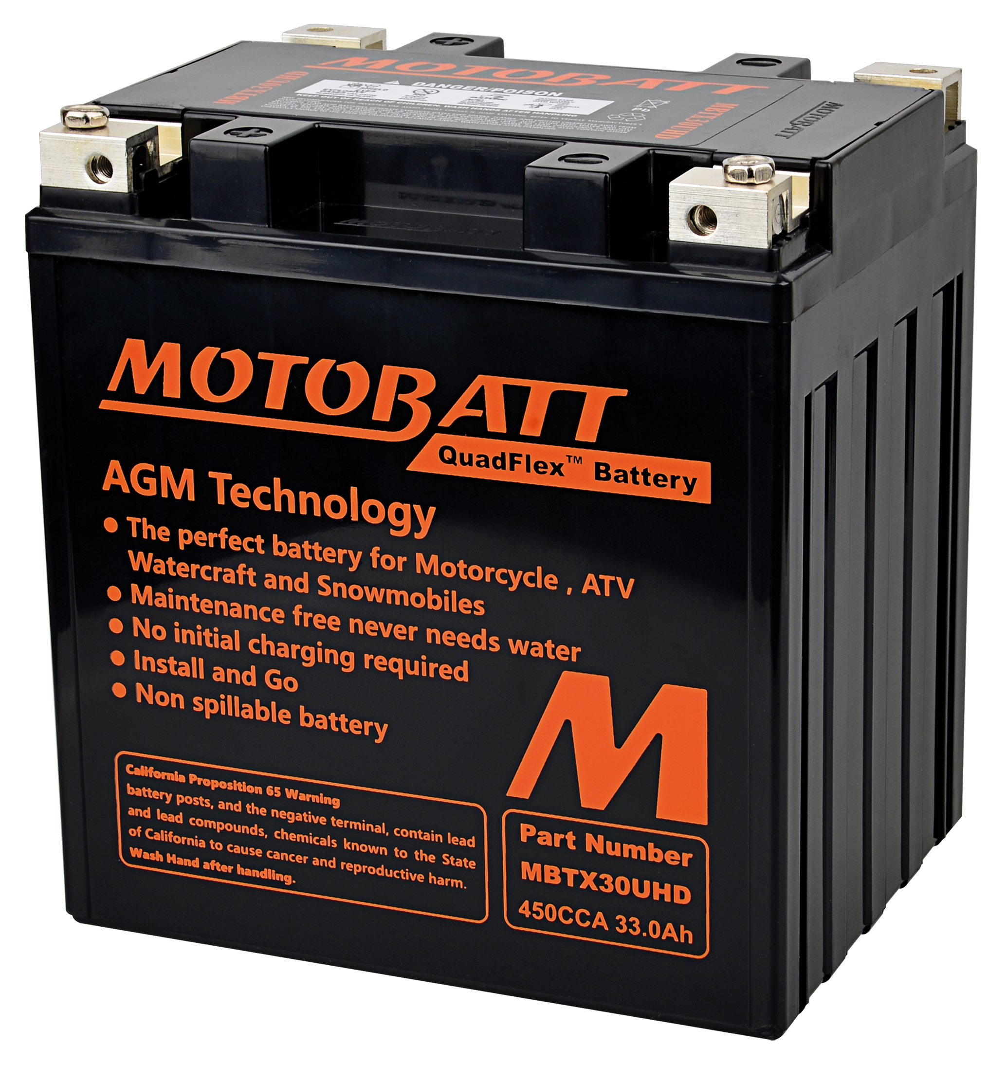 MOTOBATT AGM QUADFLEX BATTERIES - view 1 Main image