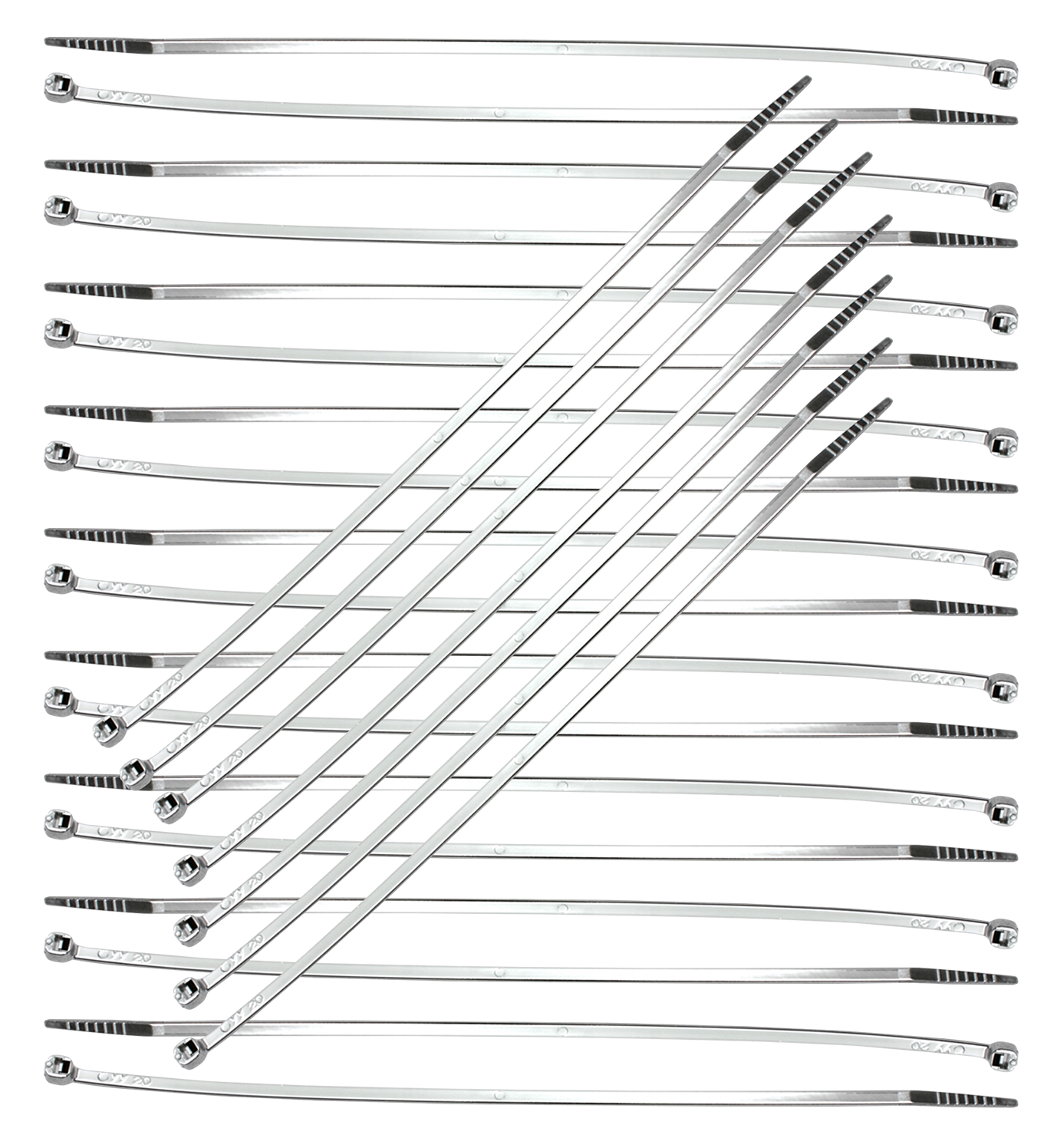 CHROME TIE WRAPS - view 2