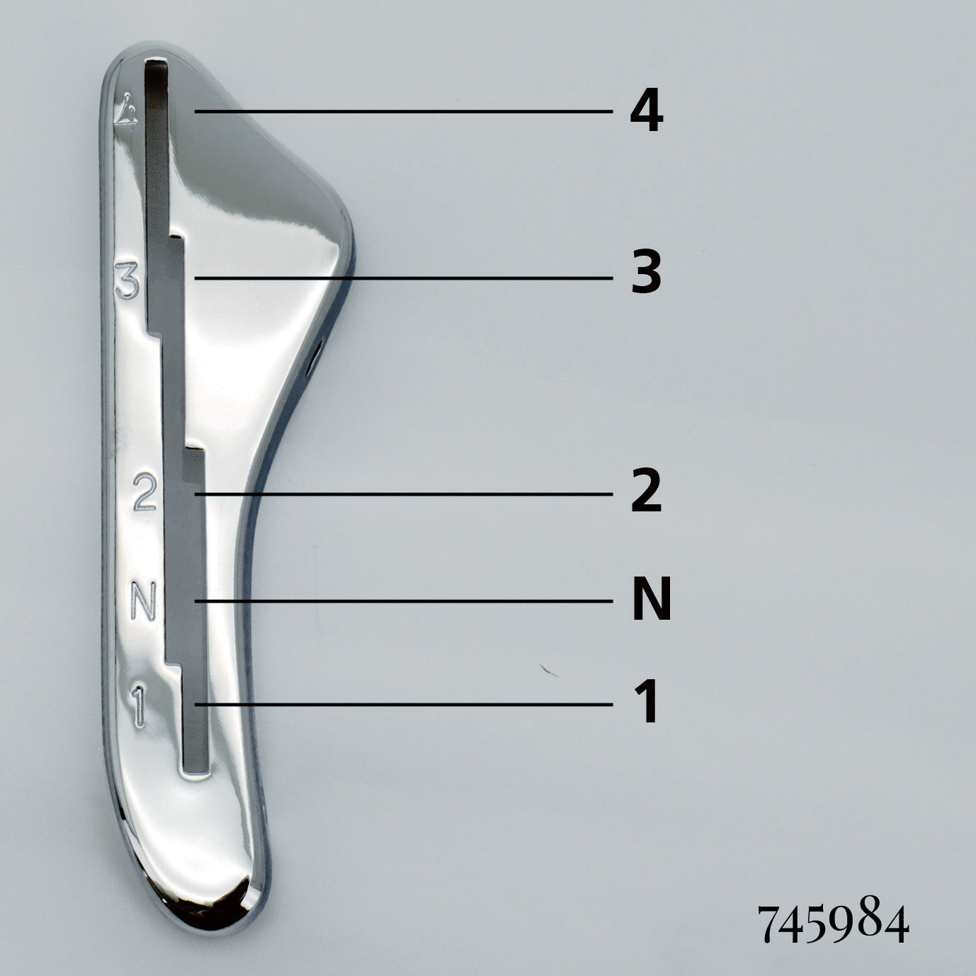 HAND SHIFTER LEVERS AND GUIDES - view 2
