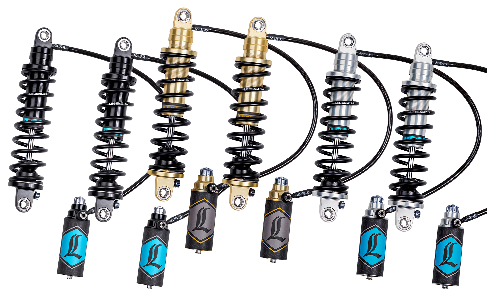 LEGEND SUSPENSION REVO-ARC ADJUSTABLE SHOCKS REMOTE RESERVOIR Secondary image