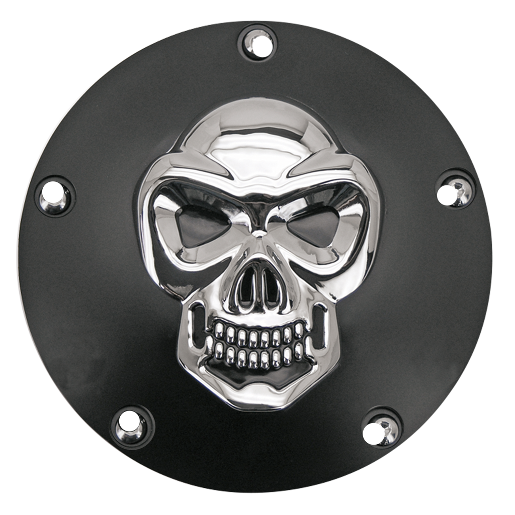 SKULLED ALUMINUM DERBY COVERS - view 1