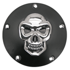 SKULLED ALUMINUM DERBY COVERS - view 1