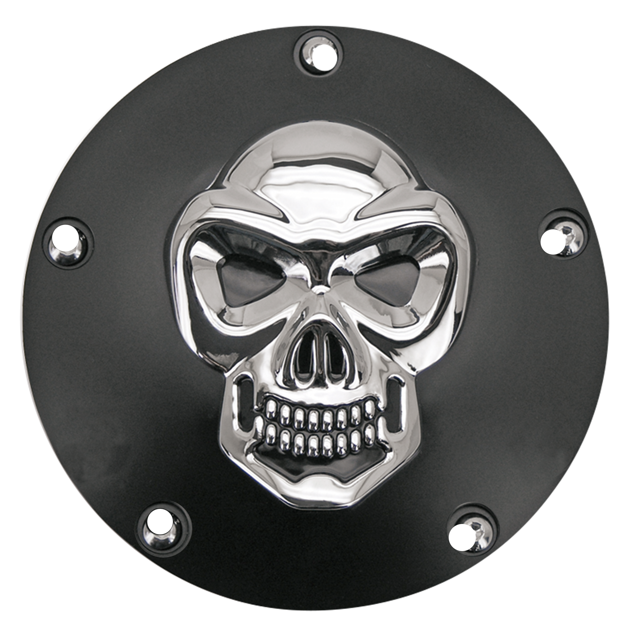 SKULLED ALUMINUM DERBY COVERS - view 1