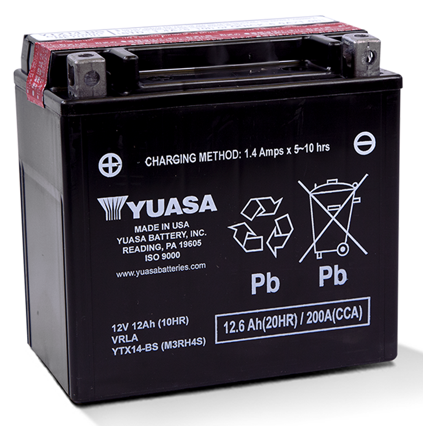 YUASA "V-FORCE" HIGH OUTPUT MAINTENANCE FREE BATTERIES - view 1 Main image
