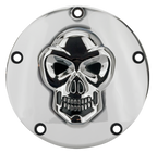 SKULLED ALUMINUM DERBY COVERS - view 1