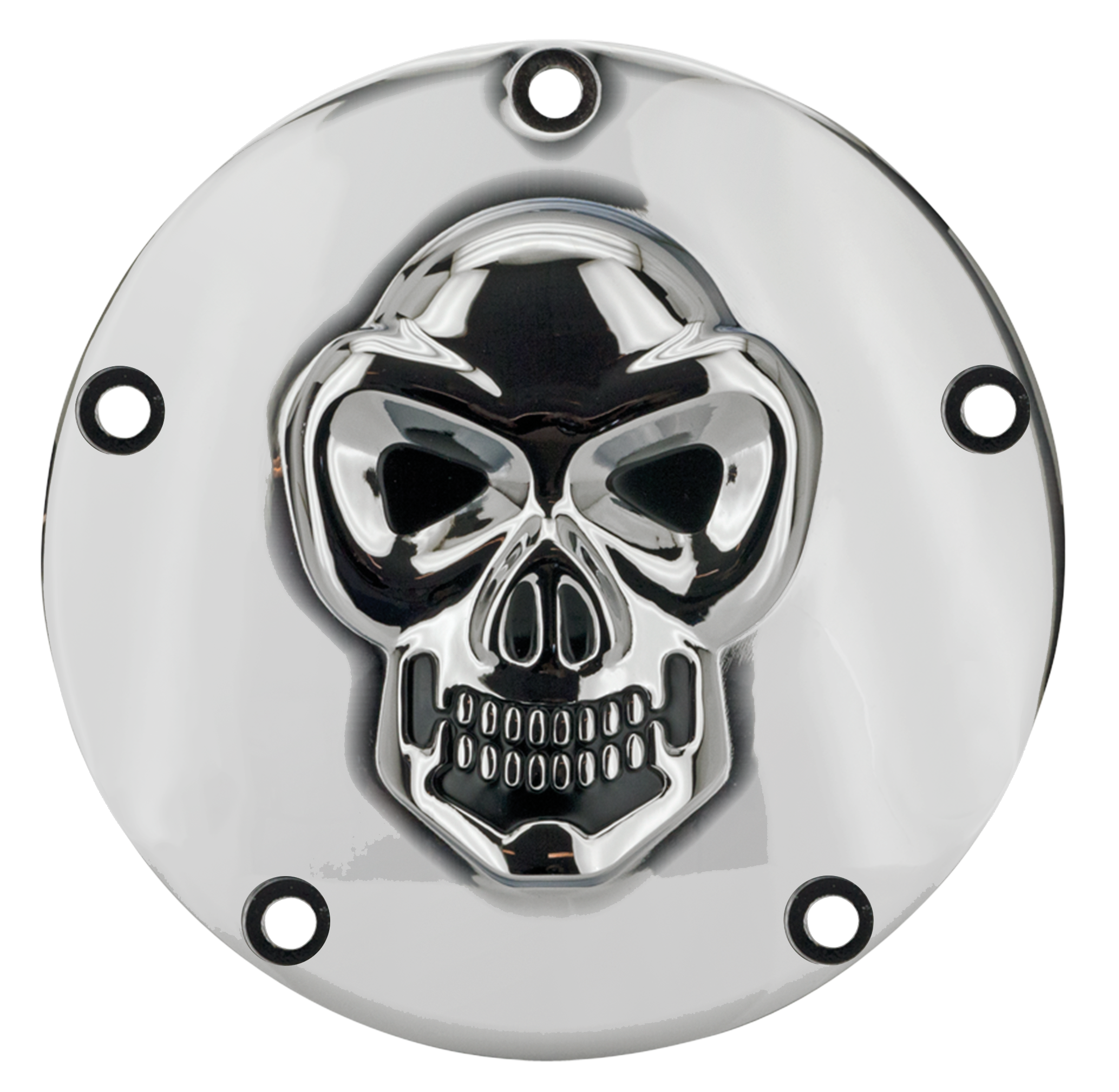 SKULLED ALUMINUM DERBY COVERS - view 1