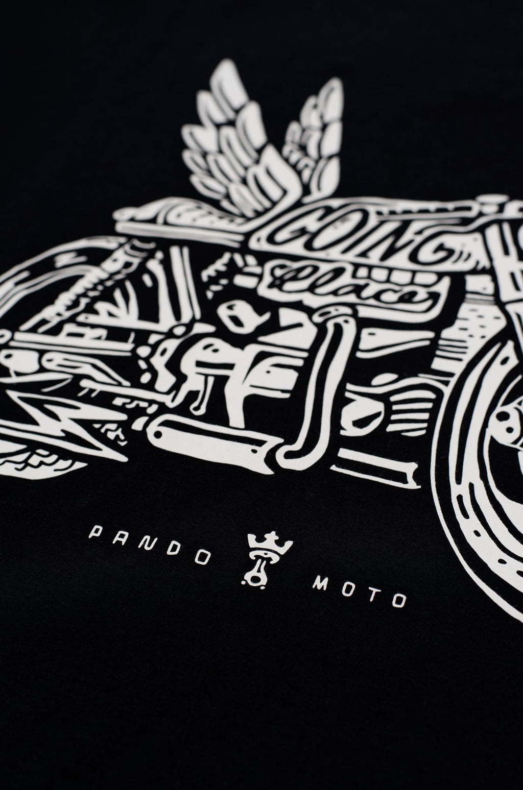 MIKE MOTO WING 1 - T-Shirt for bikers Regular Fit, Unisex