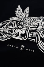 MIKE MOTO WING 1 - T-Shirt for bikers Regular Fit, Unisex