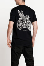 MIKE MOTO WING 1 - T-Shirt for bikers Regular Fit, Unisex