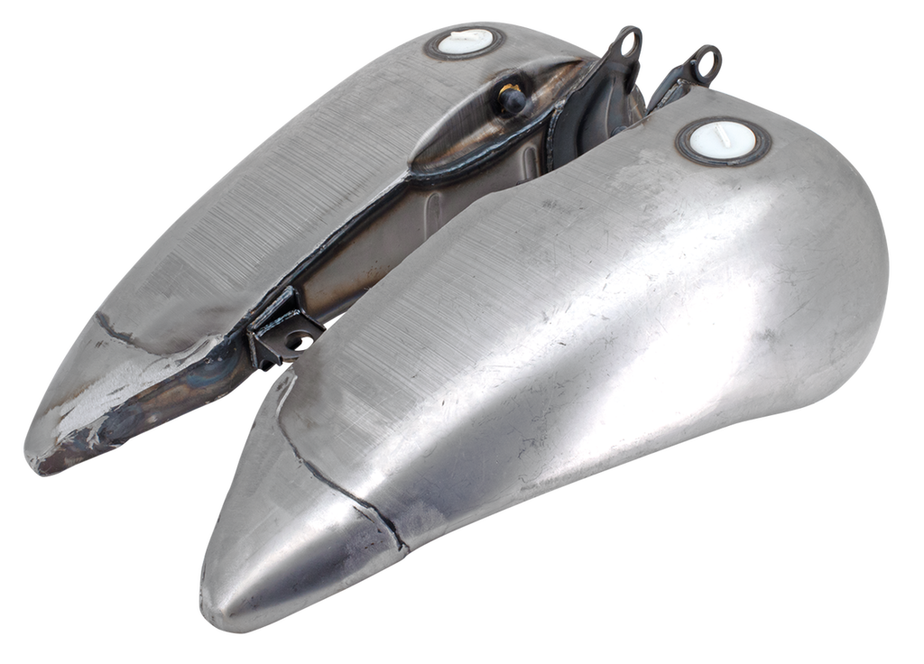 4" STRETCHED STEEL FLAT-SIDE GAS TANK FOR SOFTAILS - view 2