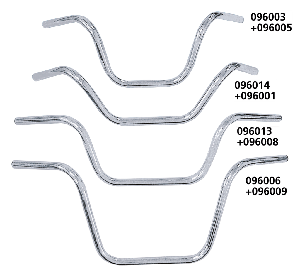 ZODIAC ONE INCH DIAMETER APE HANGER HANDLEBARS - view 2