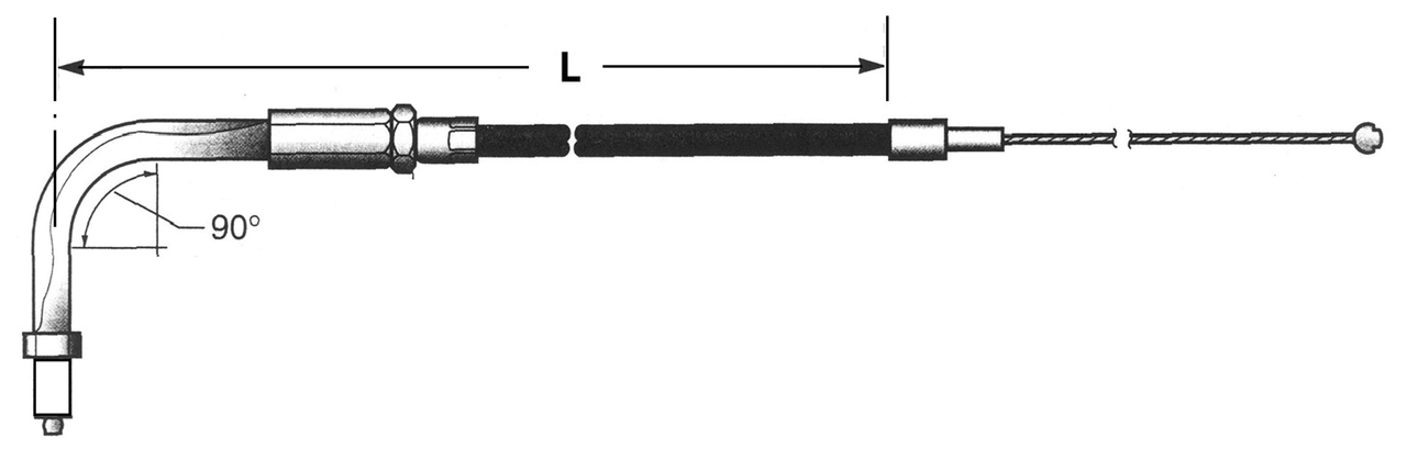 T10 - THROTTLE & IDLE CABLE 2015-2020 XG STREET Secondary image