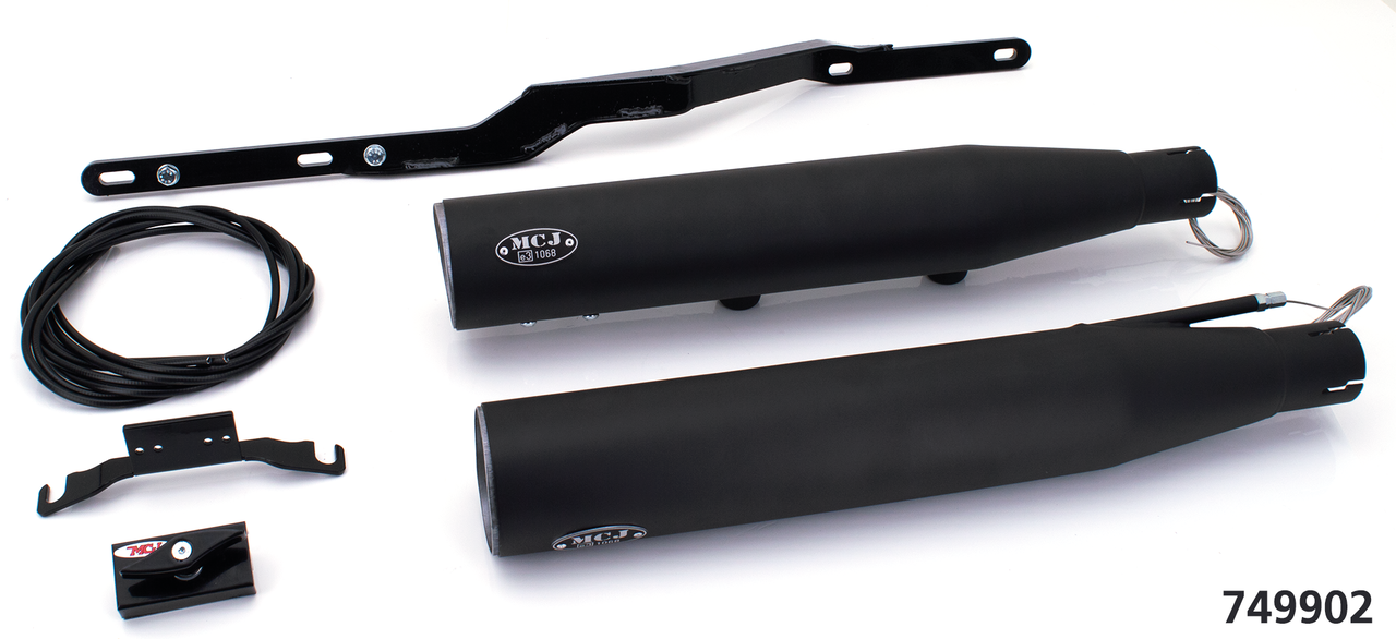 MCJ ADJUSTABLE EXHAUSTS FOR SPORTSTER - view 1