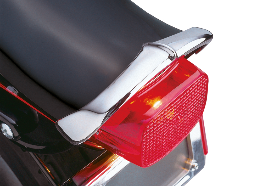 NATIONAL CYCLE CHROME CAST FENDER TIPS - view 1