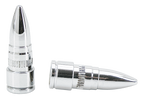 CHROME BILLET BULLET VALVE STEM CAPS - view 2