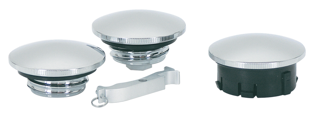CHROME BILLET "ESSENTIAL" GAS CAPS - view 1
