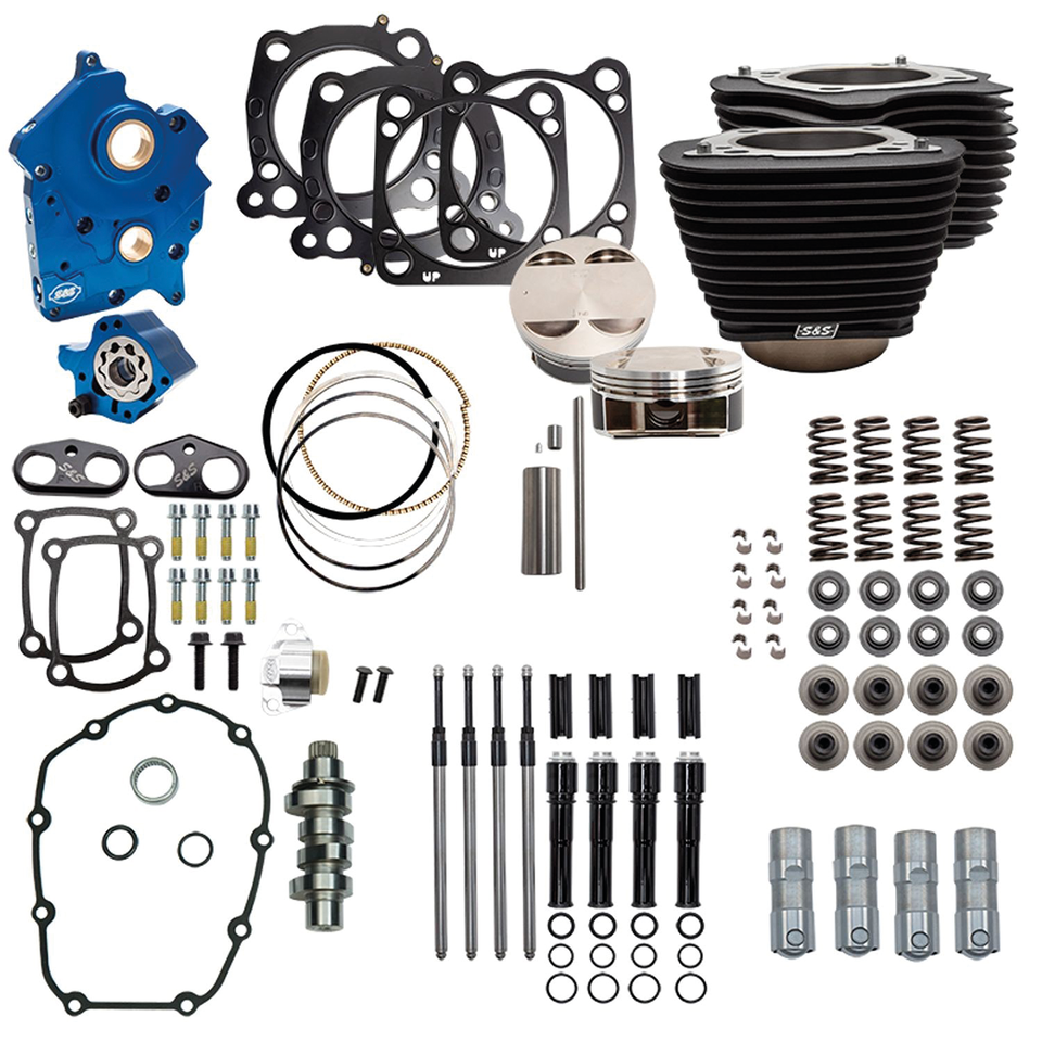 S&S 124CI, 128CI, 129CI & 132CI POWER PACKAGES FOR MILWAUKEE EIGHT - view 1 Main image