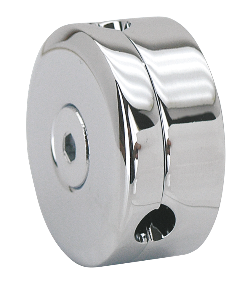 CHROME CUSTOM BRAKE LINE CLAMP - view 2