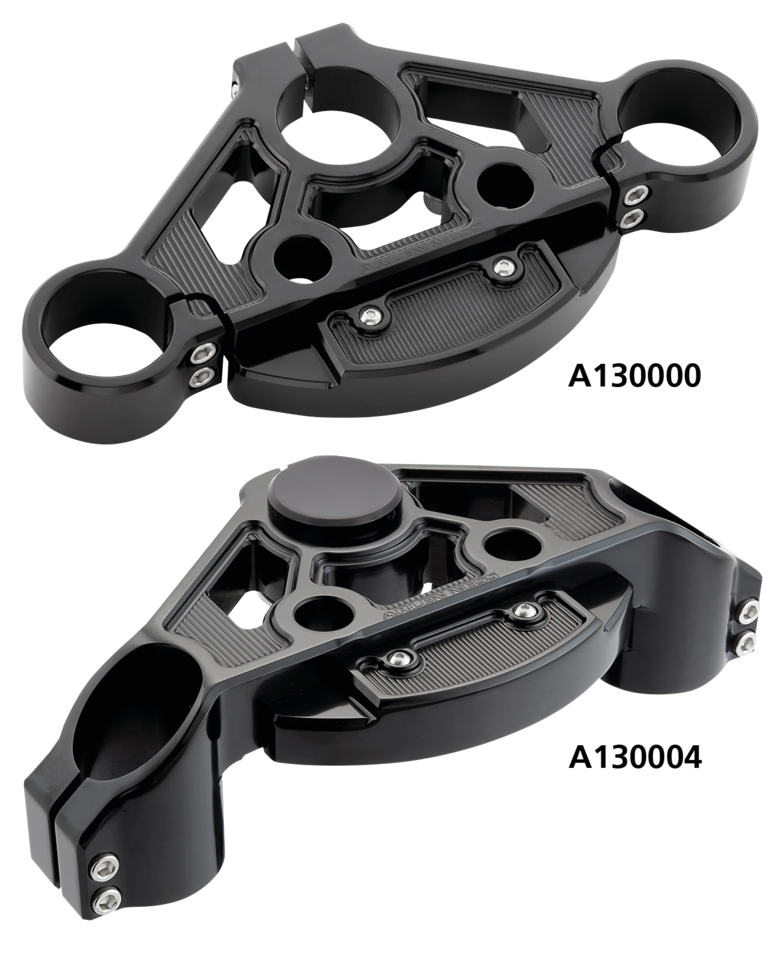 ARLEN NESS METHOD UPPER FORK CLAMPS AND TRIPLE TREES FOR ROAD GLIDE - view 3