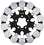 GALFER SKULLED DISC BRAKE ROTORS - view 1