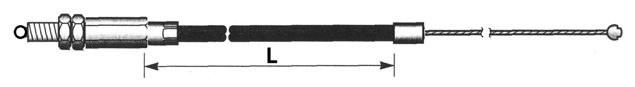 T09 - THROTTLE & IDLE CABLE 1996-1998 BUELL Secondary image
