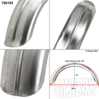 LOWBROW CUSTOMS UNIVERSAL STEEL REAR FENDERS - view 2
