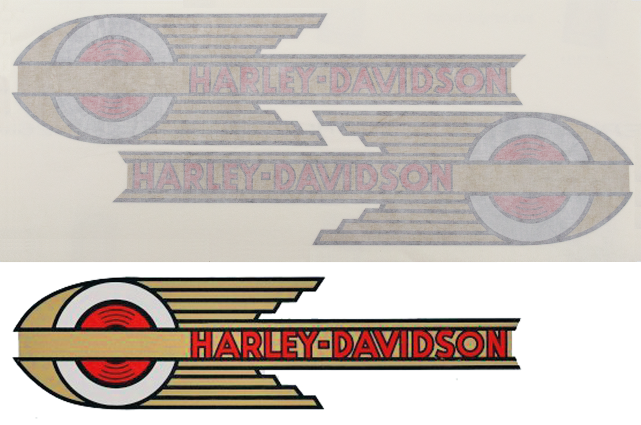 VINTAGE GAS TANK TRANSFERS & STICKERS - view 1 Main image